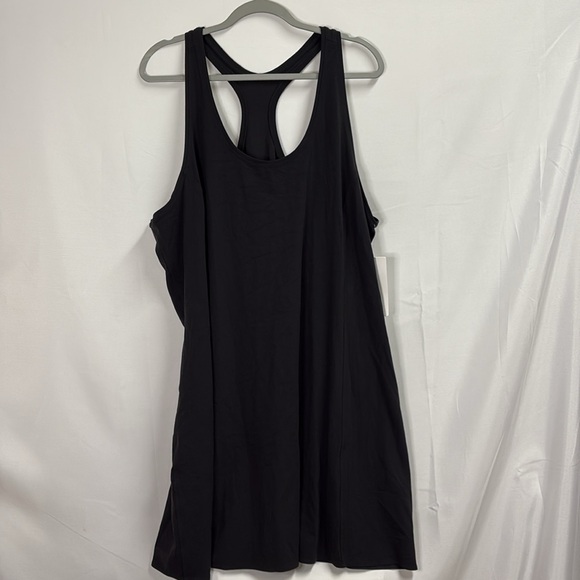 ATHLETA On My Way Racerback Dress Black Size 3X NWT - Picture 3 of 6